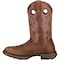 Durango Western Boot, 9.5 2E, Leather, 12 in H, Dusk Velocity/Bark Brown DB5474 - alternate 7